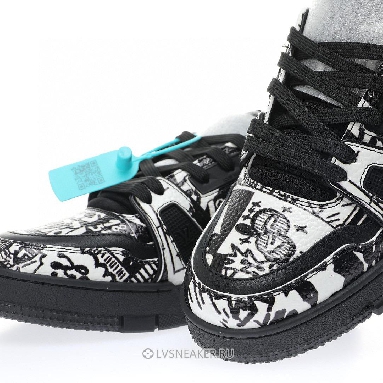 Louis Vuitton LV Trainer "Comic Motifs Black White" 1AB9WY Sneakers