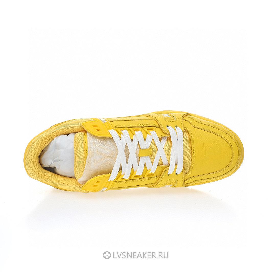 Louis Vuitton LV Trainer "Yellow Monogram" 1AARG2-2 Sneakers