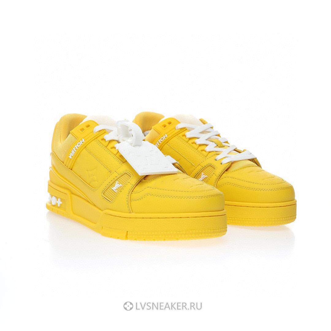 Louis Vuitton LV Trainer "Yellow Monogram" 1AARG2-2 Sneakers