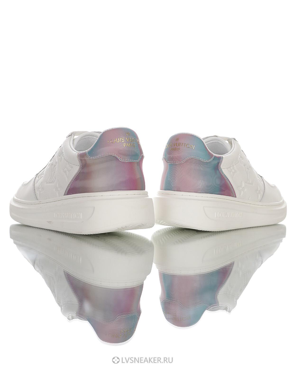 Louis Vuitton LV Beverly Hills "White Iridescent Monogram" 1A5XLQ-2 Sneakers