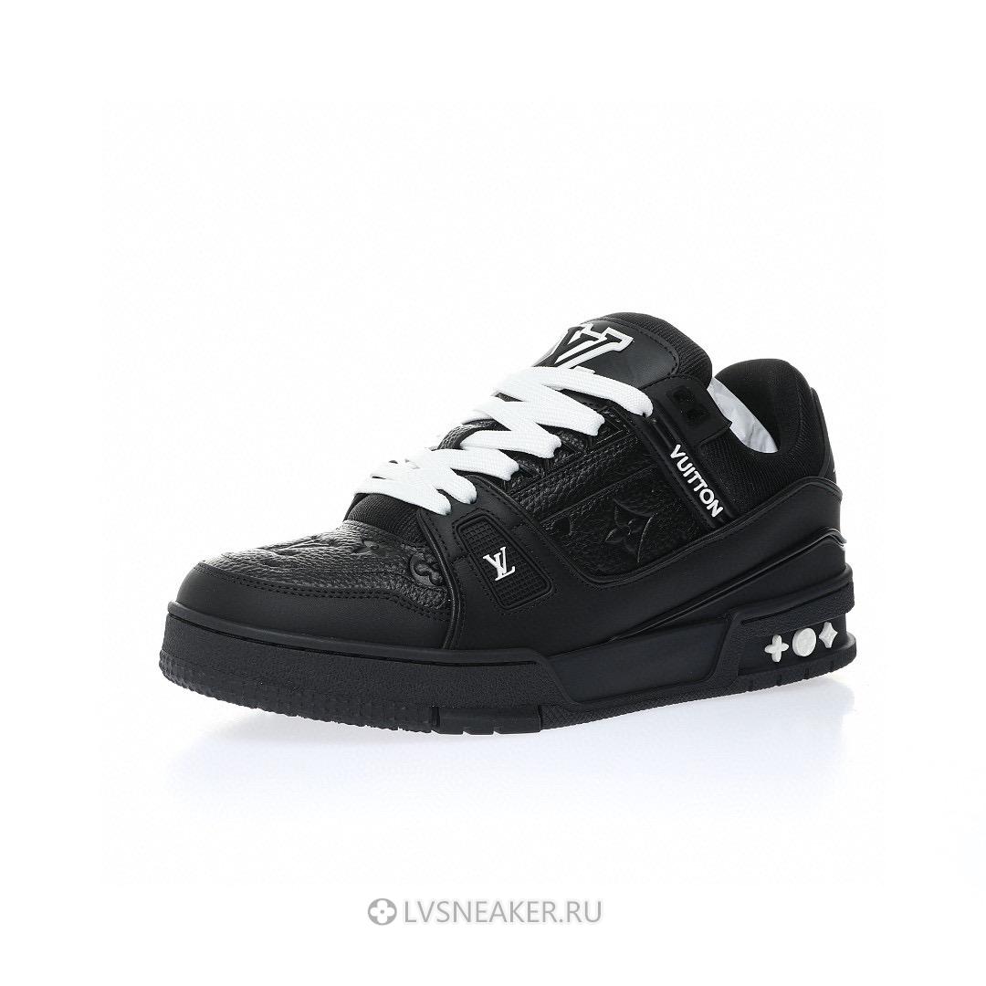 Louis Vuitton LV Trainer "Embossed Monogram - Black" 1AARF6 Sneakers