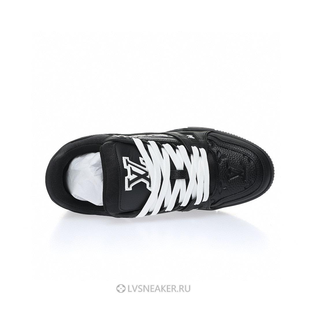 Louis Vuitton LV Trainer "Embossed Monogram - Black" 1AARF6 Sneakers