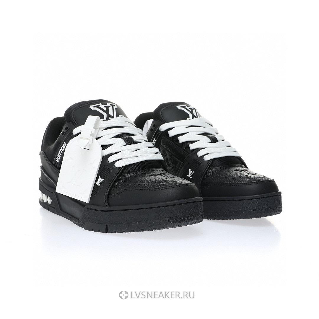 Louis Vuitton LV Trainer "Embossed Monogram - Black" 1AARF6 Sneakers
