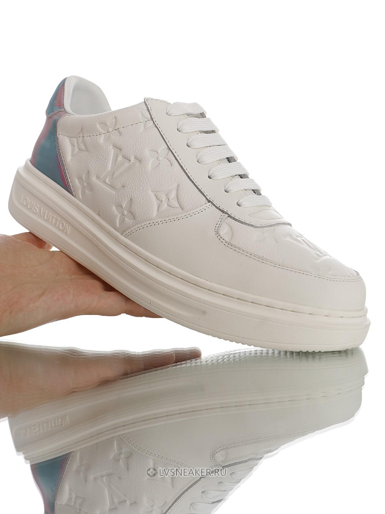 Louis Vuitton LV Beverly Hills "White Iridescent Monogram" 1A5XLQ-2 Sneakers