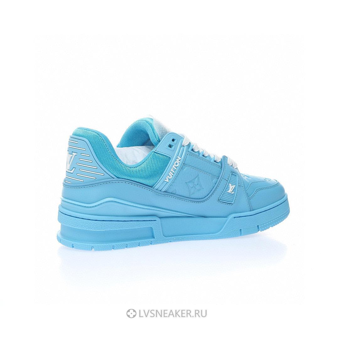Louis Vuitton LV Trainer "Embossed Monogram - Blue" 1AARFF Sneakers