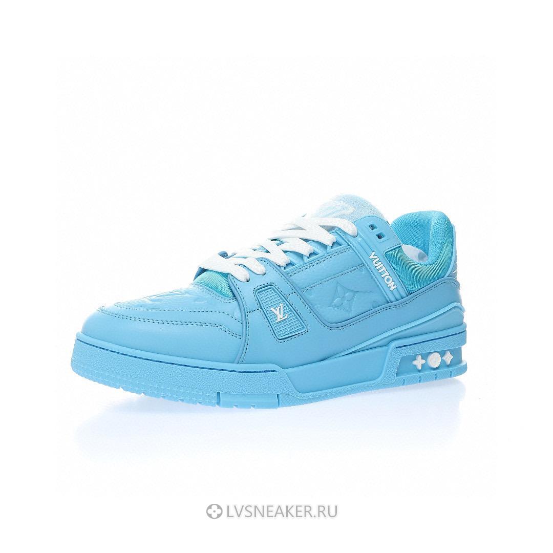 Louis Vuitton LV Trainer "Embossed Monogram - Blue" 1AARFF Sneakers