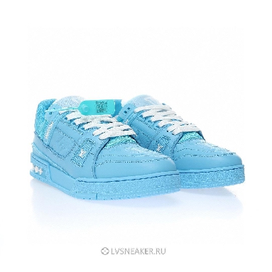 Louis Vuitton LV Trainer "Embossed Monogram - Blue" 1AARFF Sneakers
