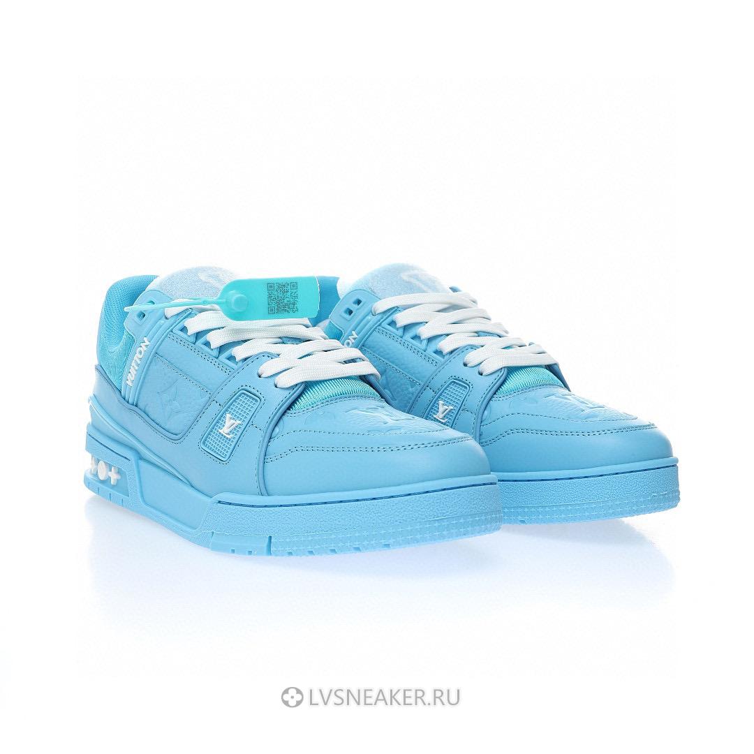 Louis Vuitton LV Trainer "Embossed Monogram - Blue" 1AARFF Sneakers