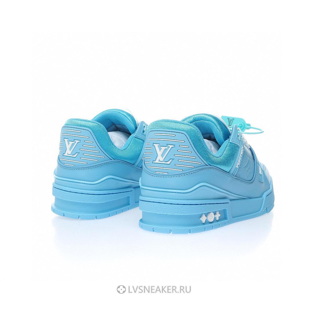 Louis Vuitton LV Trainer "Embossed Monogram - Blue" 1AARFF Sneakers