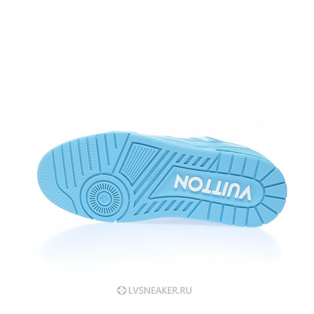 Louis Vuitton LV Trainer "Embossed Monogram - Blue" 1AARFF Sneakers