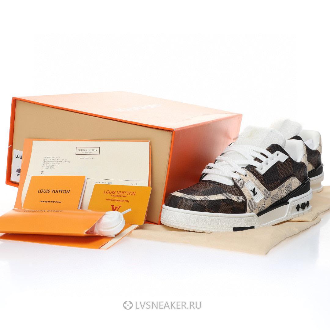 Louis Vuitton LV Trainer "#54 Damier Ebene Multi" 1AAST7 Sneakers