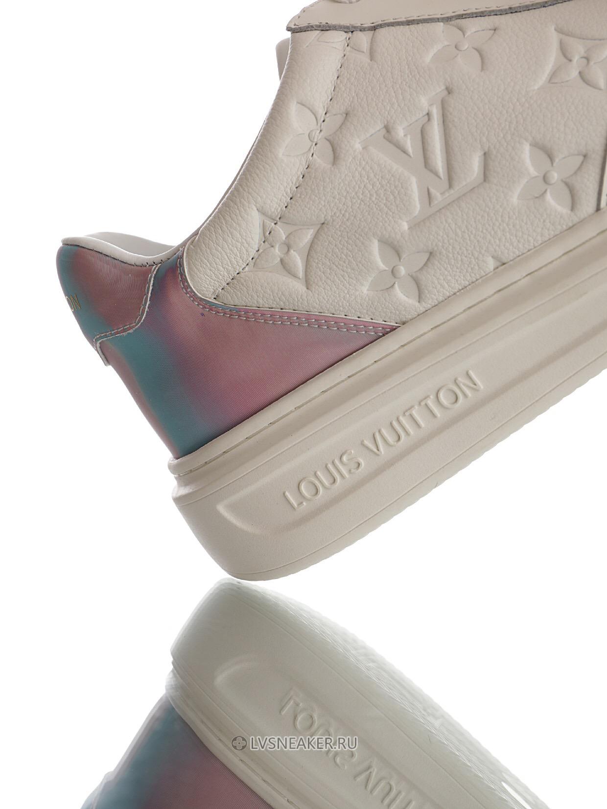 Louis Vuitton LV Beverly Hills "White Iridescent Monogram" 1A5XLQ-2 Sneakers