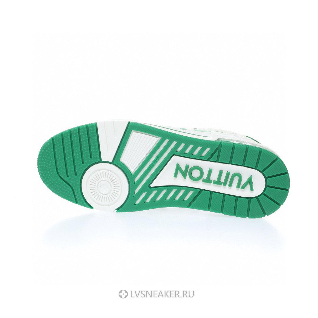 Louis Vuitton LV x Yayoi Kusama Trainer "Infinity Dots - Green" 1AB8KJ Sneakers
