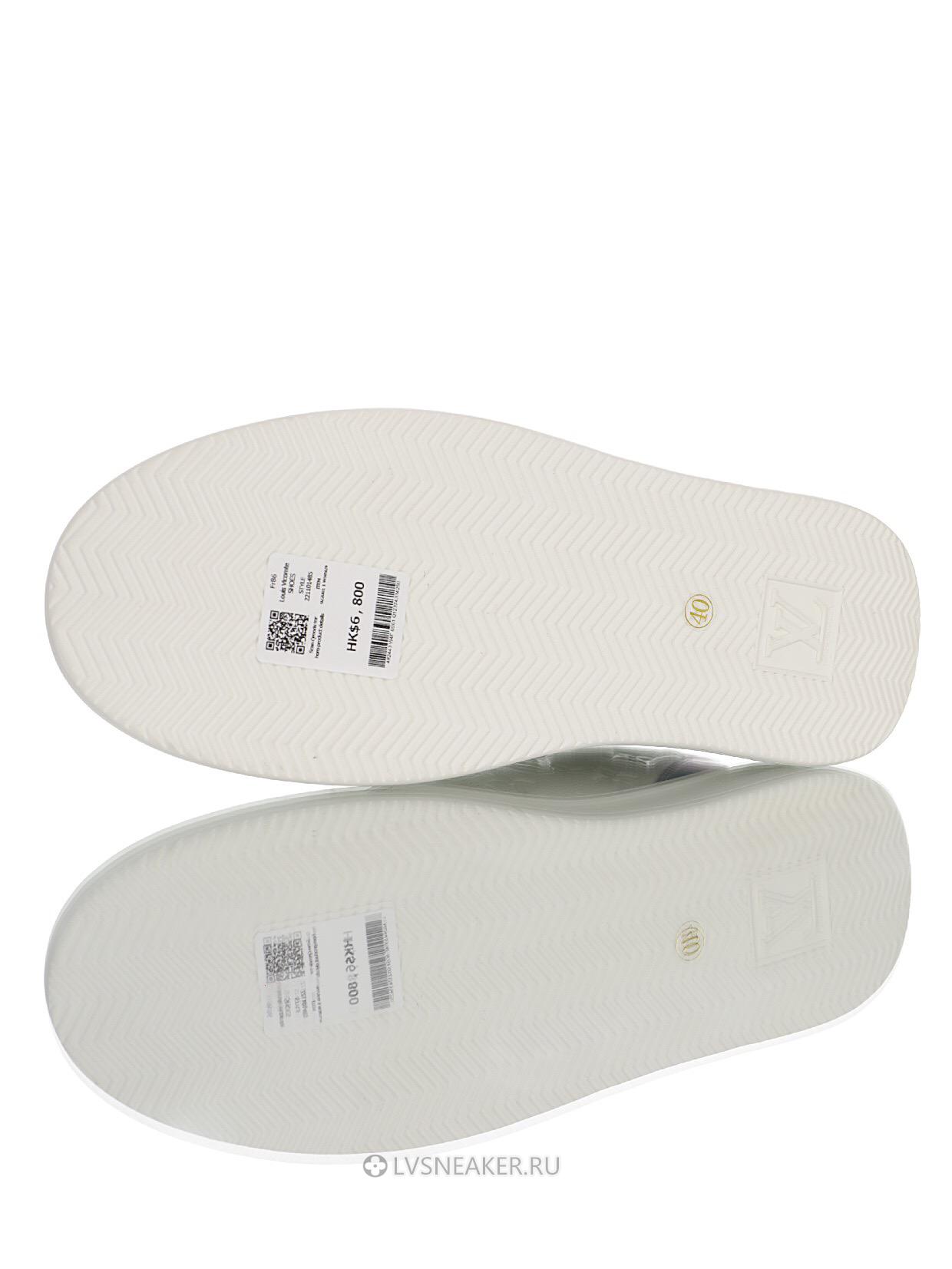 Louis Vuitton LV Beverly Hills "White Iridescent Monogram" 1A5XLQ-2 Sneakers