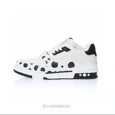 Louis Vuitton LV x Yayoi Kusama Trainer "Infinity Dots - Black" 1AB8JE Sneakers