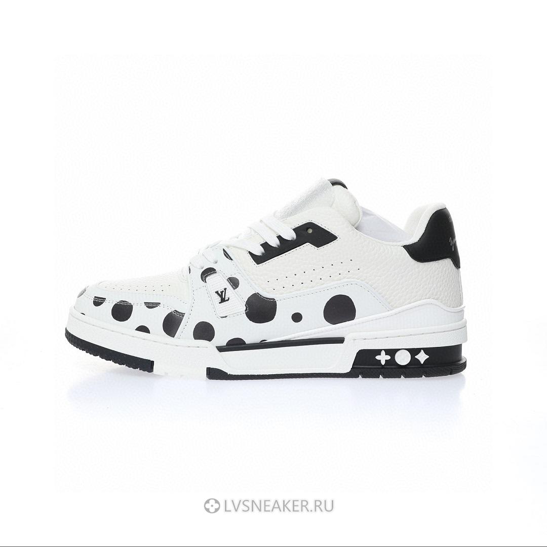 Louis Vuitton LV x Yayoi Kusama Trainer "Infinity Dots - Black" 1AB8JE Sneakers