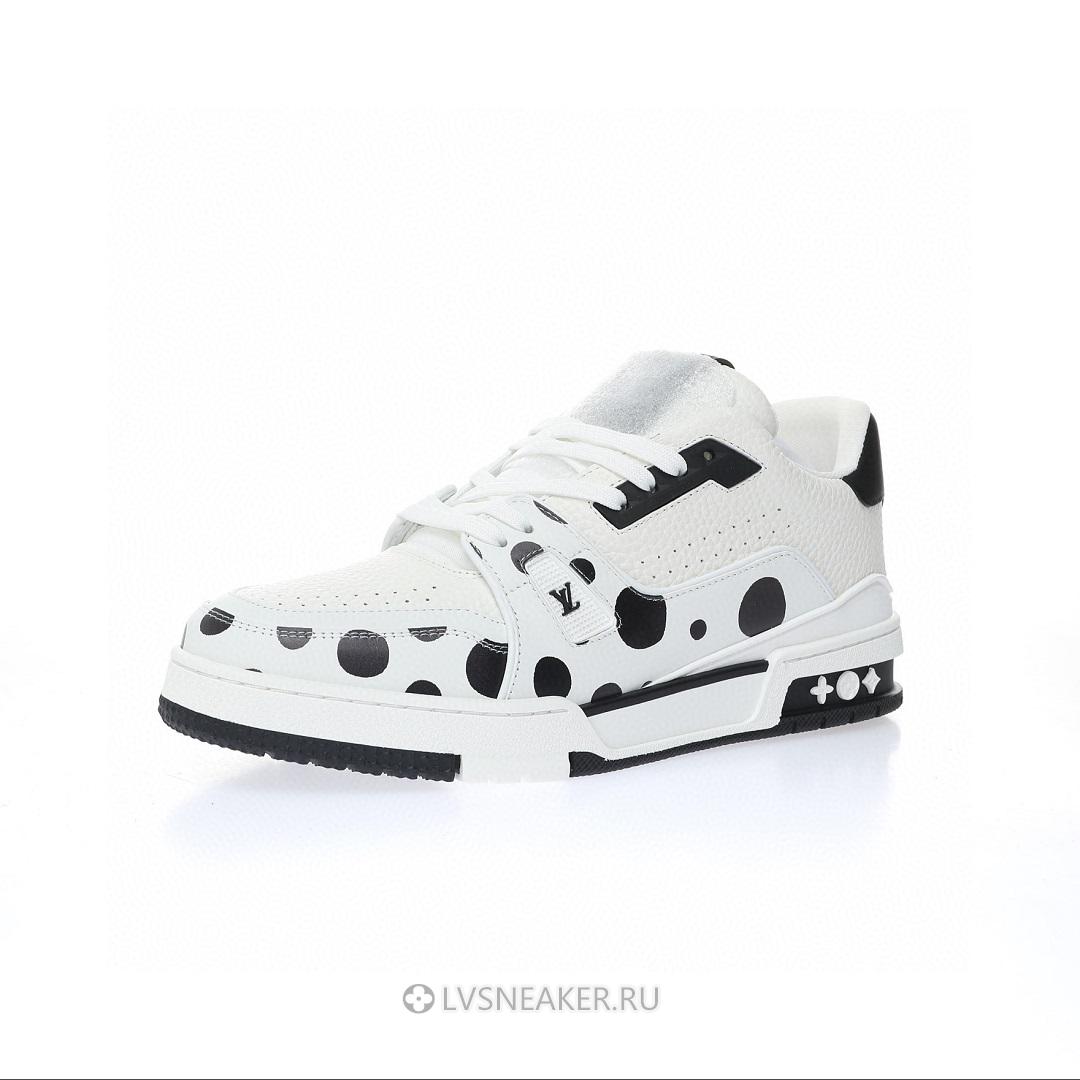 Louis Vuitton LV x Yayoi Kusama Trainer "Infinity Dots - Black" 1AB8JE Sneakers