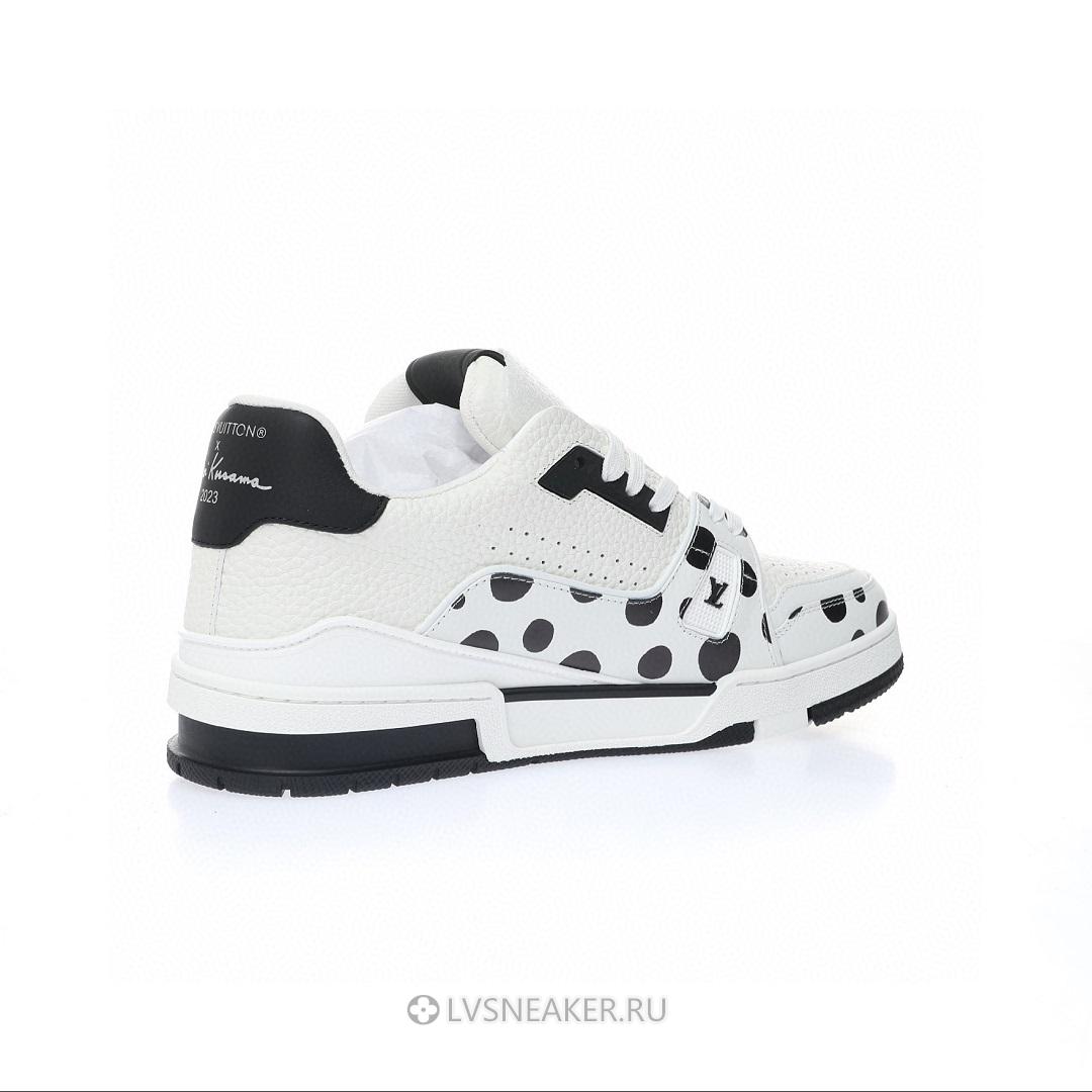Louis Vuitton LV x Yayoi Kusama Trainer "Infinity Dots - Black" 1AB8JE Sneakers