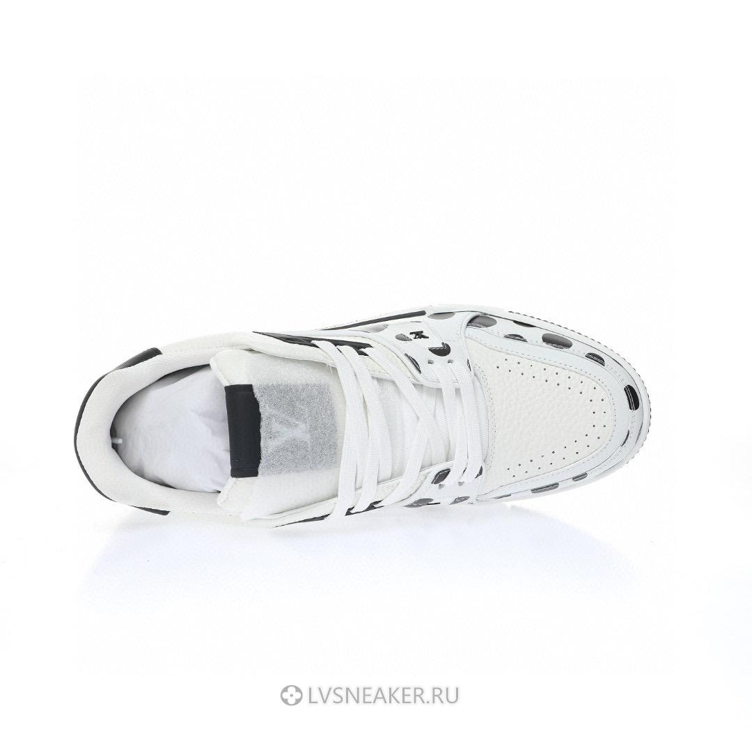 Louis Vuitton LV x Yayoi Kusama Trainer "Infinity Dots - Black" 1AB8JE Sneakers