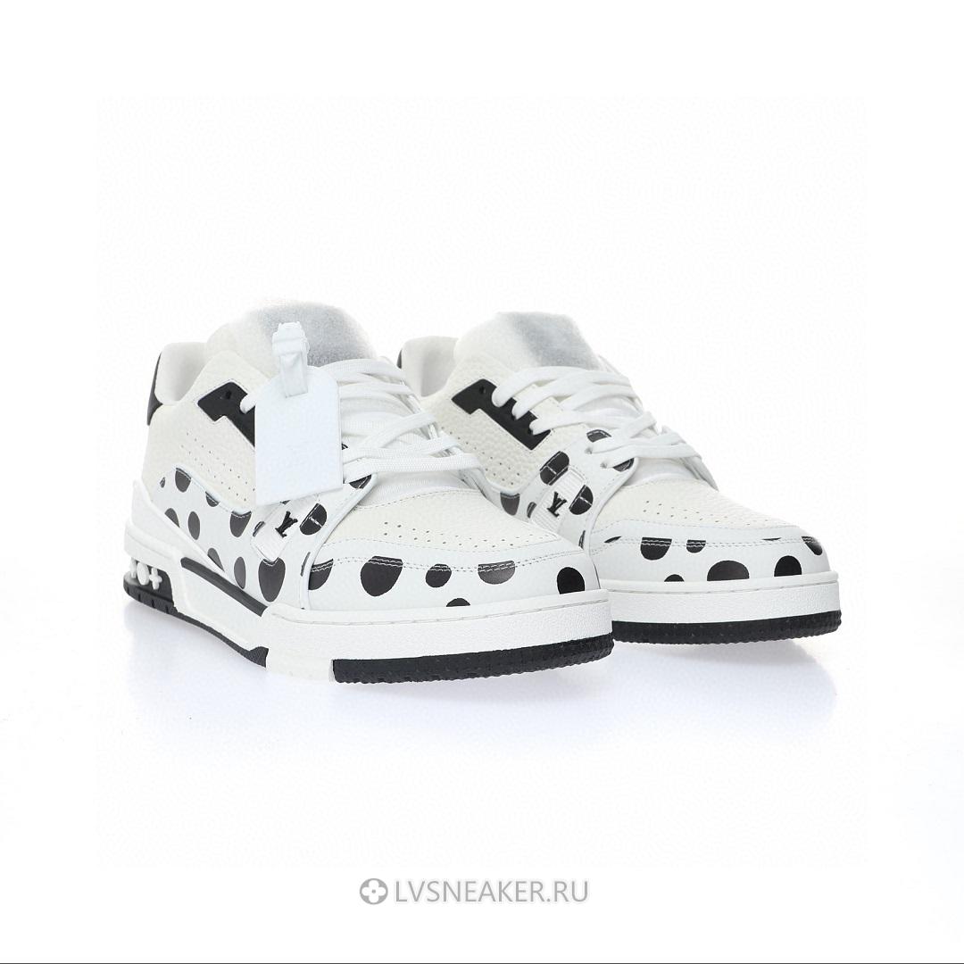 Louis Vuitton LV x Yayoi Kusama Trainer "Infinity Dots - Black" 1AB8JE Sneakers