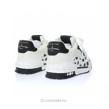 Louis Vuitton LV x Yayoi Kusama Trainer "Infinity Dots - Black" 1AB8JE Sneakers