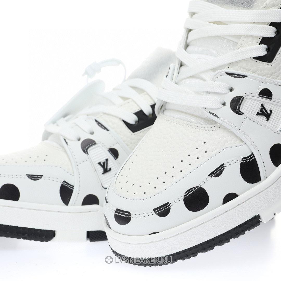 Louis Vuitton LV x Yayoi Kusama Trainer "Infinity Dots - Black" 1AB8JE Sneakers