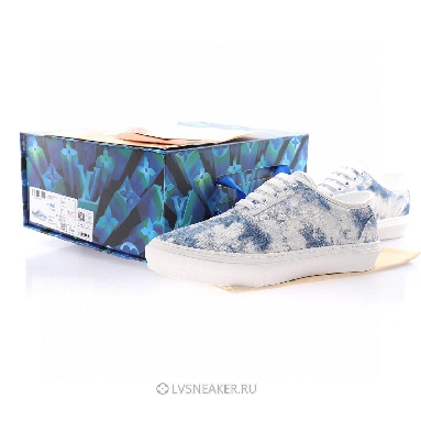 Louis Vuitton LV Trocadero "Denim Monogram Tie Dye" MS0139 Sneakers