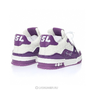 Louis Vuitton LV Trainer "White Purple" 1AANHP Sneakers
