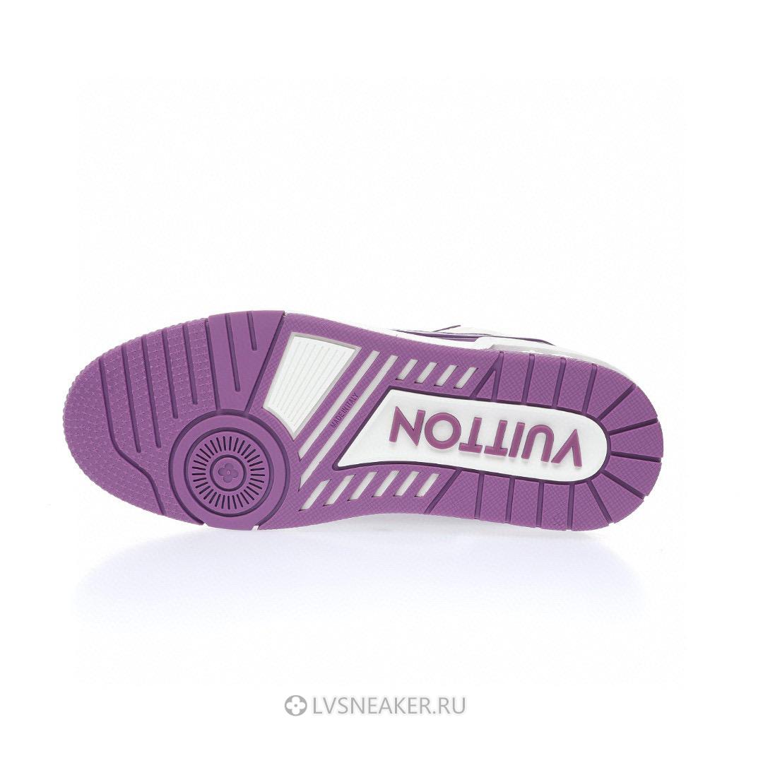 Louis Vuitton LV Trainer "White Purple" 1AANHP Sneakers