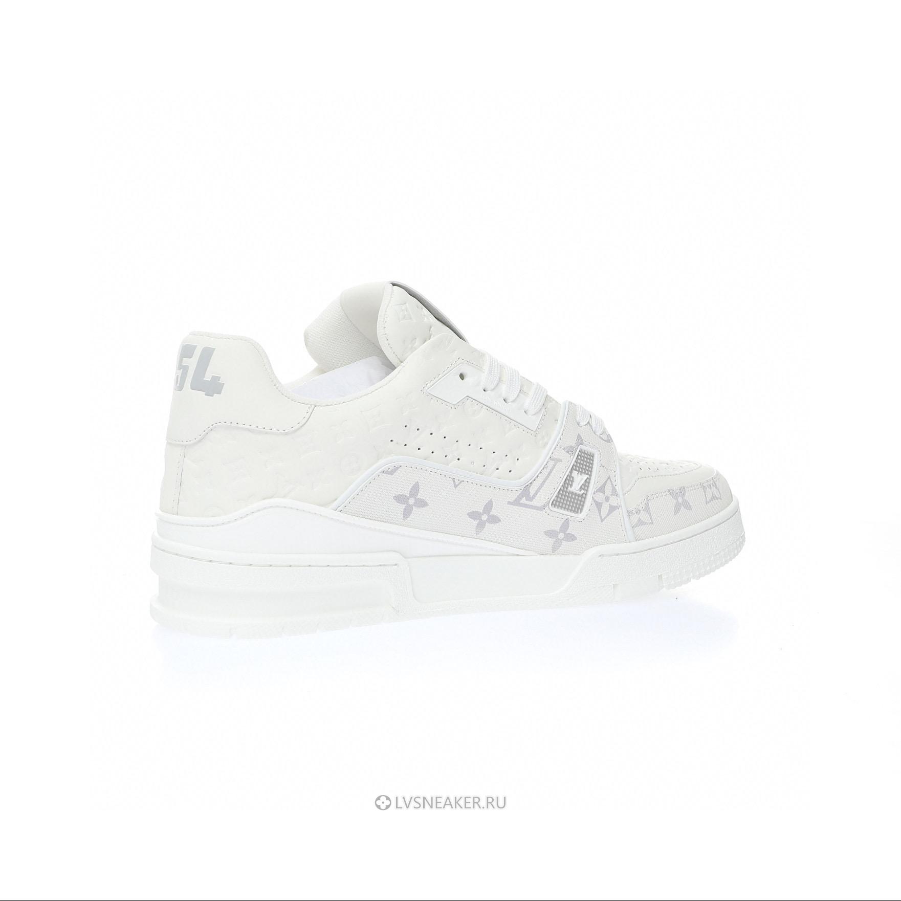 Louis Vuitton LV Trainer "White Monogram Grey" 1A9G50-5 Sneakers