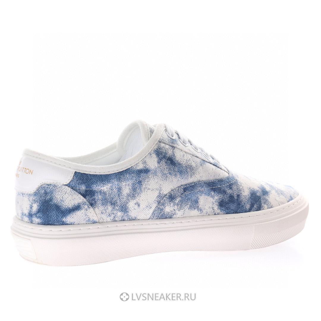 Louis Vuitton LV Trocadero "Denim Monogram Tie Dye" MS0139 Sneakers