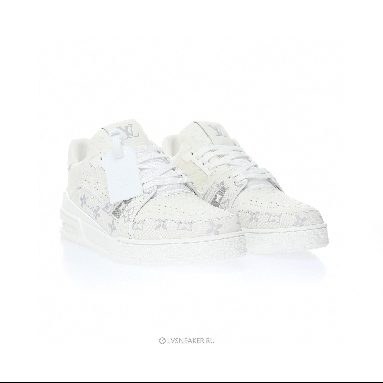 Louis Vuitton LV Trainer "White Monogram Grey" 1A9G50-5 Sneakers