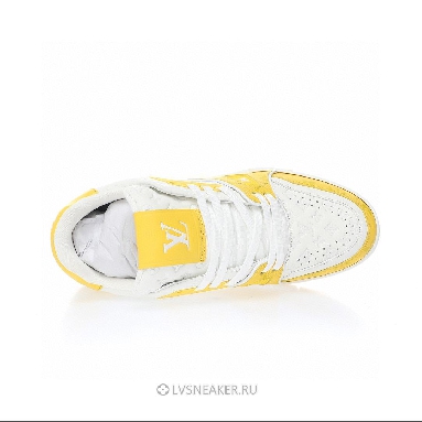Louis Vuitton LV Trainer "White Yellow Monogram" 1AANGJ Sneakers