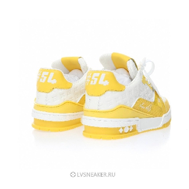 Louis Vuitton LV Trainer "White Yellow Monogram" 1AANGJ Sneakers