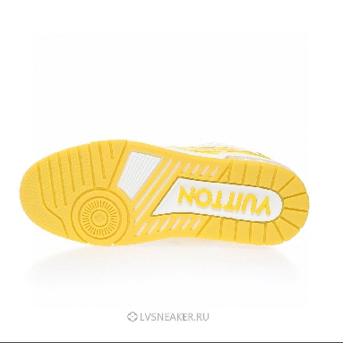 Louis Vuitton LV Trainer "White Yellow Monogram" 1AANGJ Sneakers