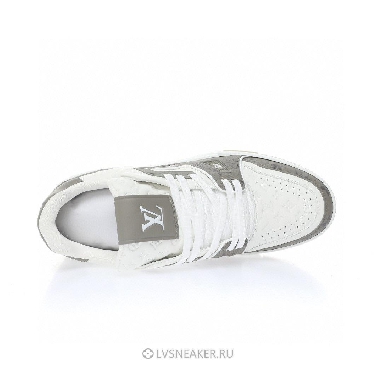 Louis Vuitton LV Trainer "White Grey Monogram" 1AANGJ-2 Sneakers