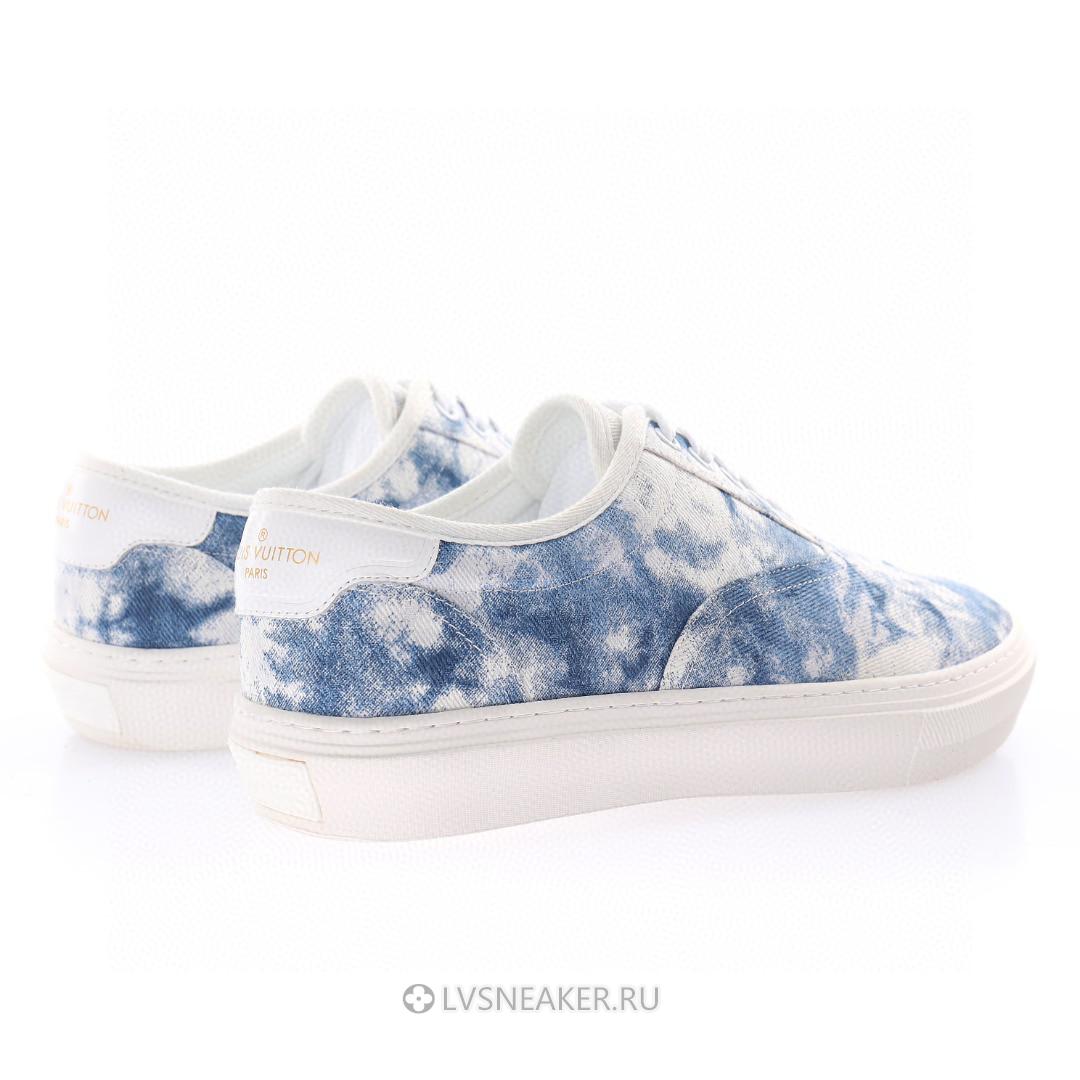 Louis Vuitton LV Trocadero "Denim Monogram Tie Dye" MS0139 Sneakers