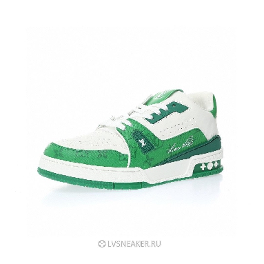 Louis Vuitton LV Trainer "#54 Mini Monogram - Green White" 1AANG3 Sneakers