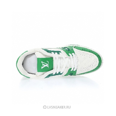 Louis Vuitton LV Trainer "#54 Mini Monogram - Green White" 1AANG3 Sneakers