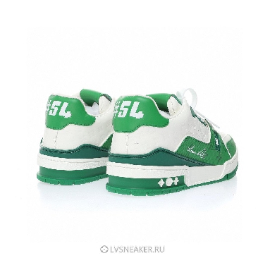 Louis Vuitton LV Trainer "#54 Mini Monogram - Green White" 1AANG3 Sneakers