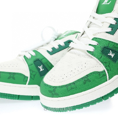 Louis Vuitton LV Trainer "#54 Mini Monogram - Green White" 1AANG3 Sneakers