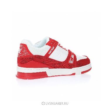Louis Vuitton LV Trainer "White Red" 1A8PJW-2 Sneakers