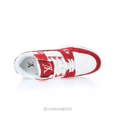 Louis Vuitton LV Trainer "White Red" 1A8PJW-2 Sneakers