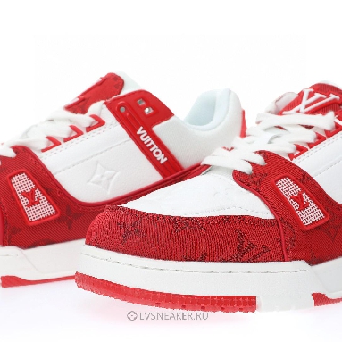 Louis Vuitton LV Trainer "White Red" 1A8PJW-2 Sneakers