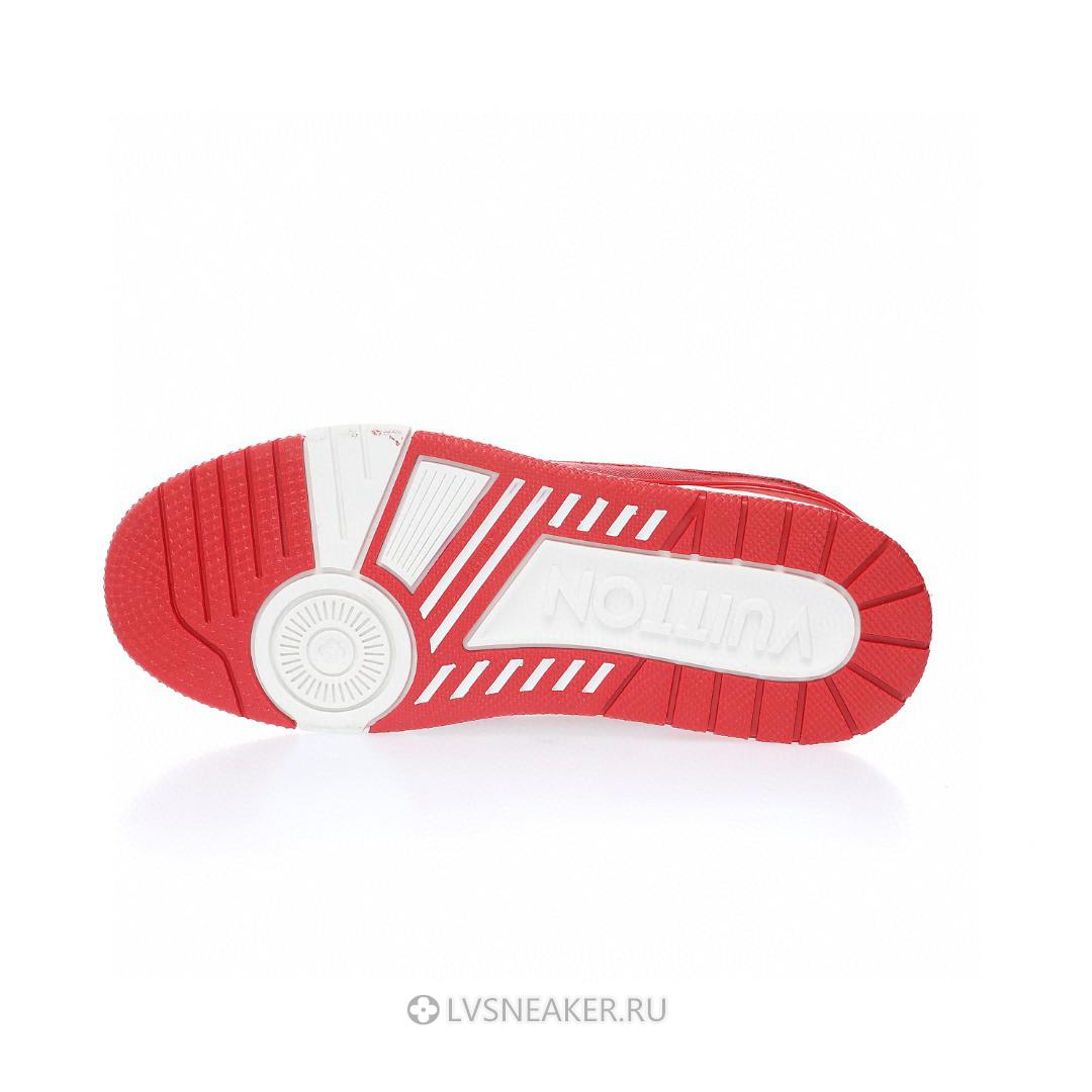 Louis Vuitton LV Trainer "White Red" 1A8PJW-2 Sneakers