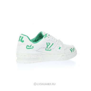 Louis Vuitton LV Trainer "White Green Recycled" 1AAGXF Sneakers