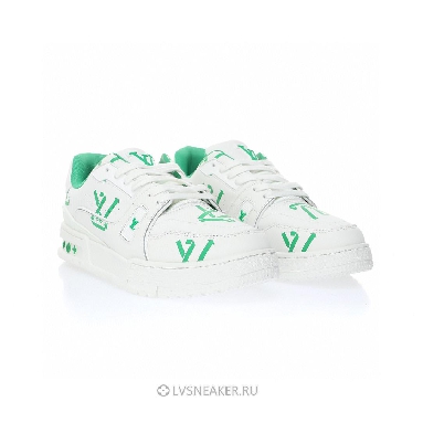 Louis Vuitton LV Trainer "White Green Recycled" 1AAGXF Sneakers