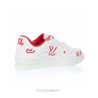 Louis Vuitton LV Trainer "White Red" 1AAGYI Sneakers
