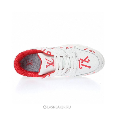 Louis Vuitton LV Trainer "White Red" 1AAGYI Sneakers