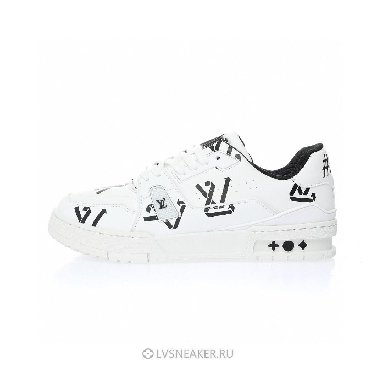 Louis Vuitton LV Trainer "White Black" 1AAGXX Sneakers